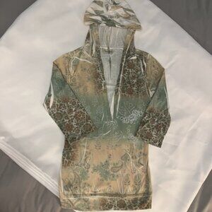 California Bloom Beach Walker Hooded Pullover Size S